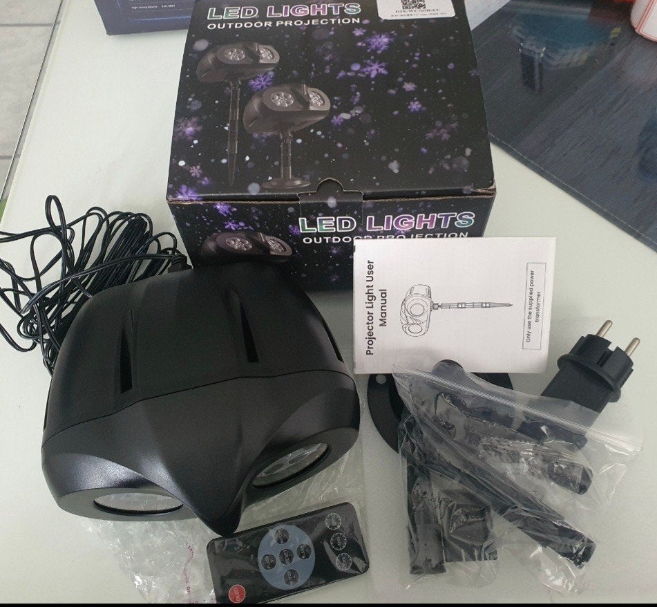 LED Outdoor Projector Lamp met Afstandsbediening, Ophalen of Verzenden, Nieuw, LED