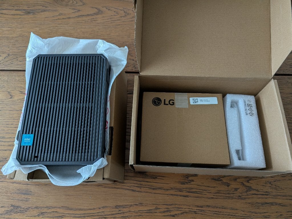 LG Thin client desktop CQ600N-2P, quad core - nooit gebruikt, Ophalen of Verzenden, Nieuw, 8 GB, SSD