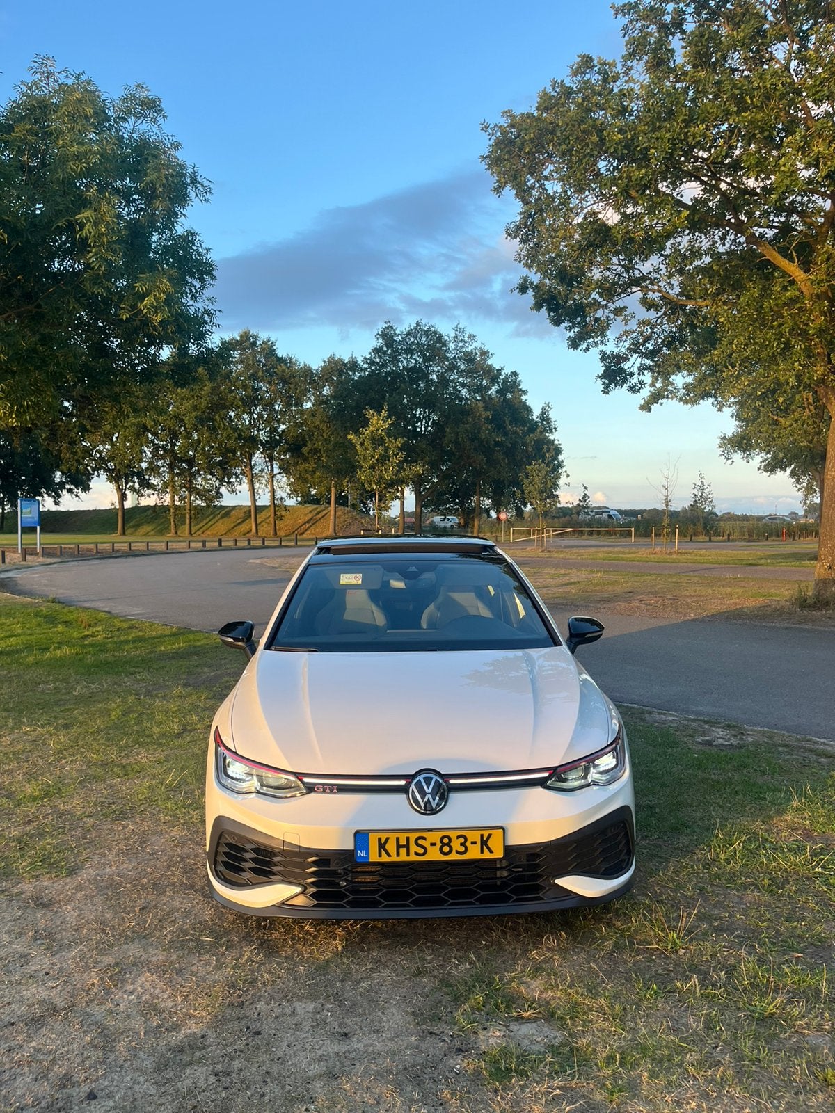 Golf 8 GTI Clubsport 45 Jahre - Akra, iQ, H/K, Memory, Auto's, Dealer onderhouden, 4 cilinders, 1984 cc, Wit
