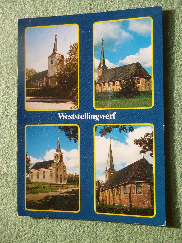 ansichtkaart Weststellingwerf gelopen, Verzamelen, Ophalen of Verzenden, 1980 tot heden, Gelopen, Friesland