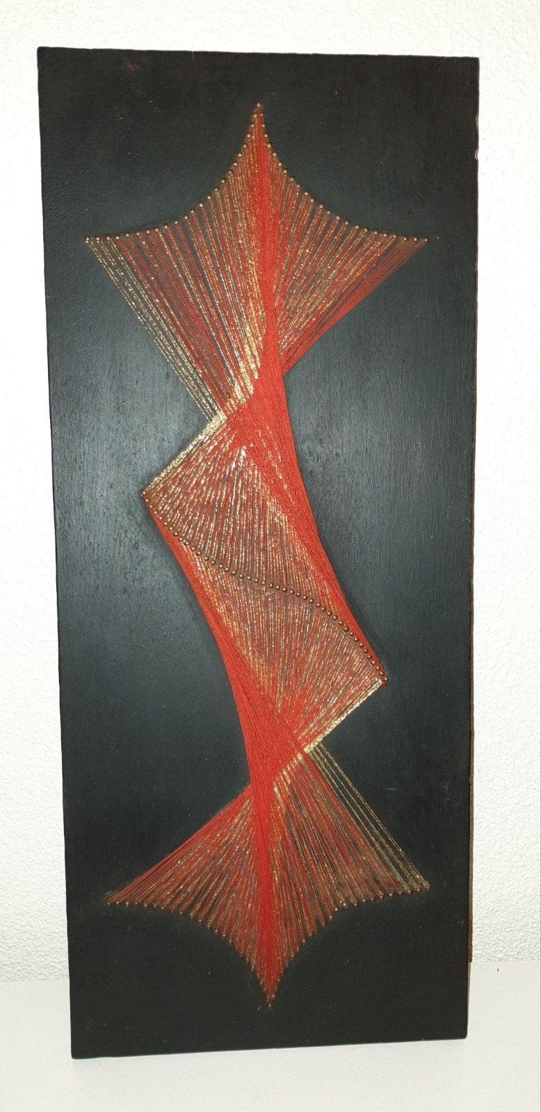 Vintage Stringart String Art Draadkunst 60 70 Retro, Ophalen of Verzenden