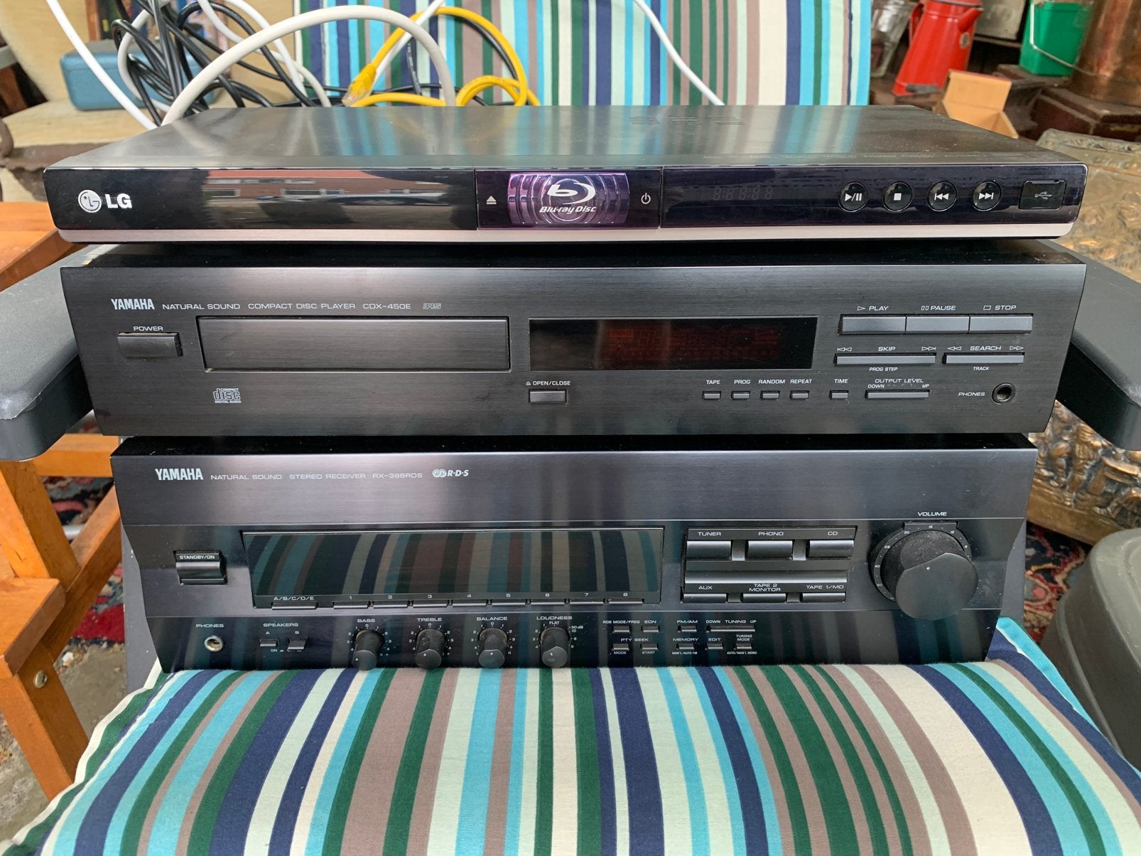 Yamaha RX-396RDS Natural Sound Stereo Receiver een klassieke, Audio, Tv en Foto, Versterkers en Receivers, Ophalen of Verzenden