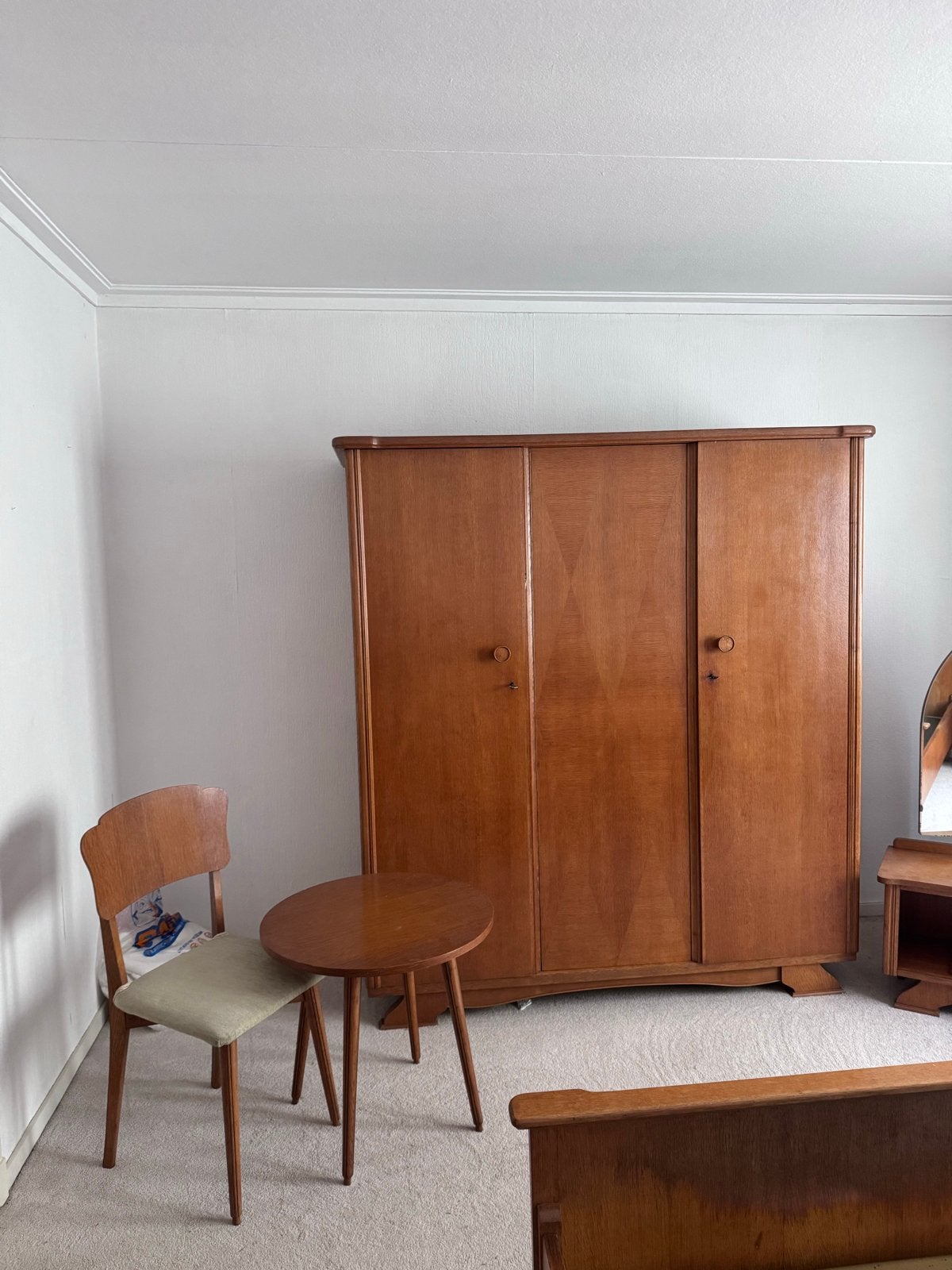 Vintage Slaapkamer Set Jaren '60 - Compleet, Ophalen, Gebruikt, Tweepersoons