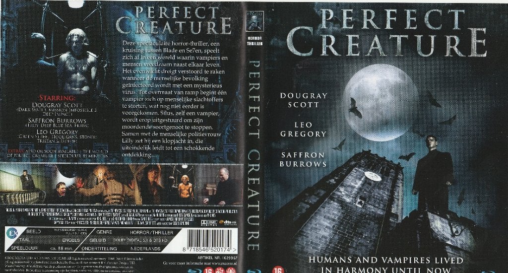 Perfect creature blu ray ( ned. Ondert. ), Ophalen of Verzenden, Zo goed als nieuw, Overige genres