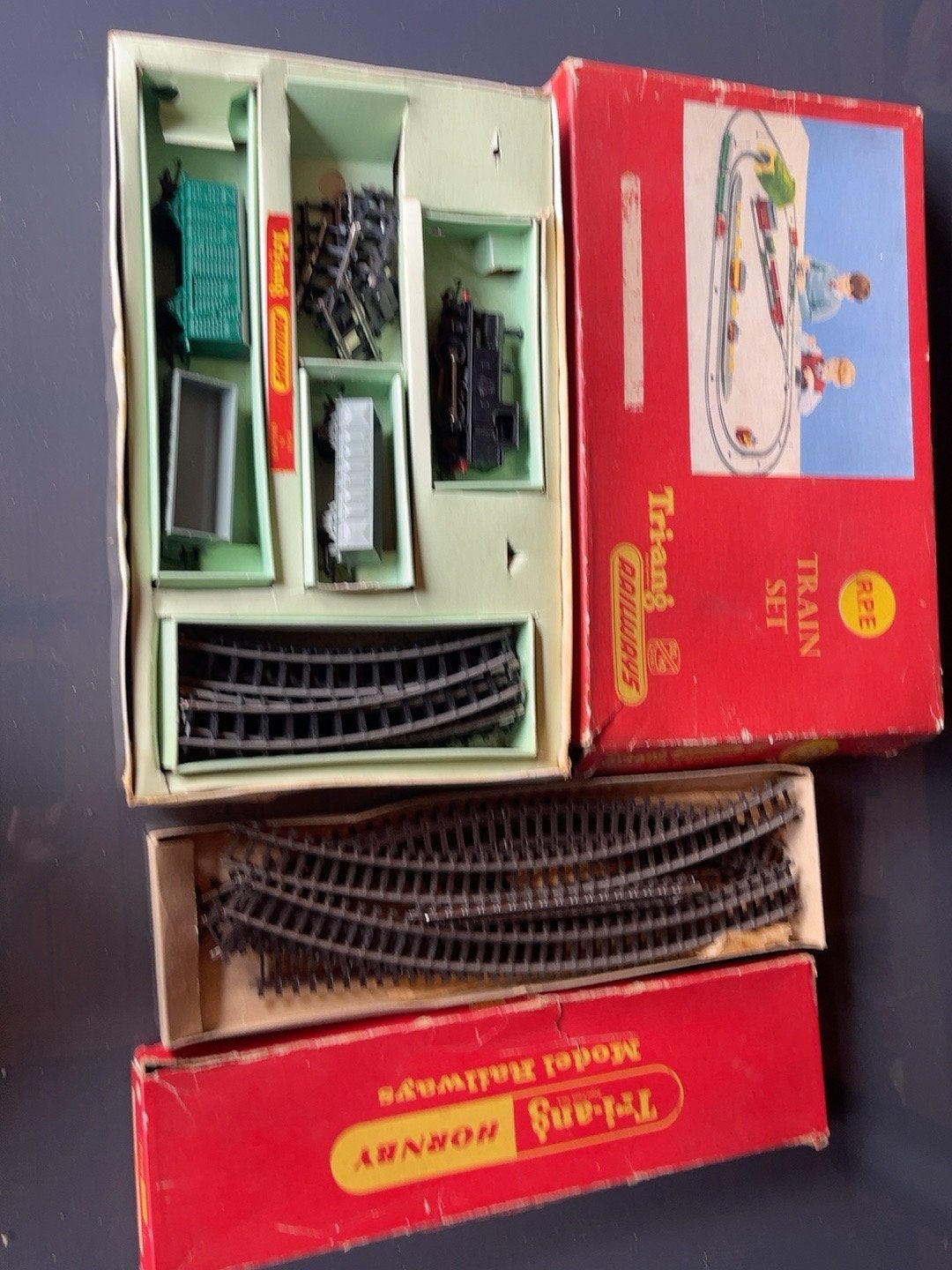Vintage Tri-ang Railways trein, Overige merken, Gelijkstroom, Ophalen of Verzenden, Gebruikt