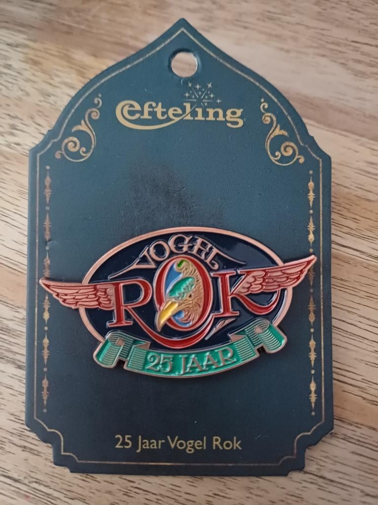 Efteling Vogel Rok 25 Jaar Pin, Ophalen of Verzenden