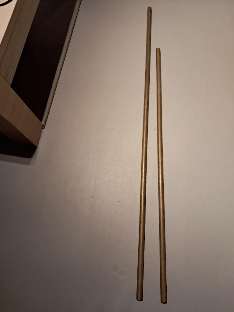 Messing buis 22 x 1,0 x 1350, Ophalen of Verzenden, Nieuw, 1:32 tot 1:50