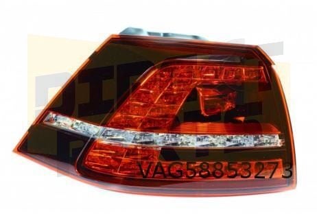 Volkswagen Golf VII (10/12-2/17) Achterlicht Links Buiten (L, -, -, Nieuw, -