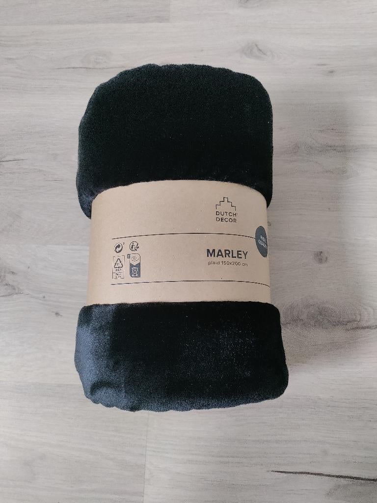 Dutch Decor Marley deken, Huis en Inrichting, Woonaccessoires | Kussens, Ophalen, Nieuw, Zwart, Rechthoekig