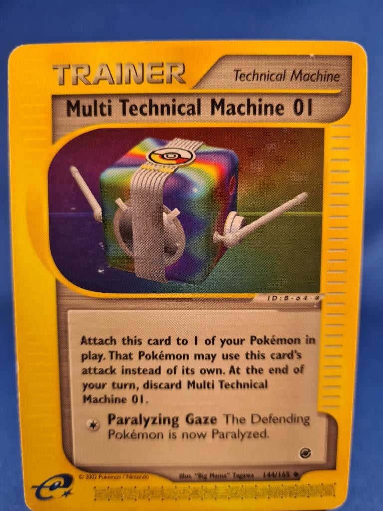 Multi Technical Machine 01 144/165 - Expedition Base Set, Hobby en Vrije tijd, Verzamelkaartspellen | Pokémon, Gebruikt, Verzenden