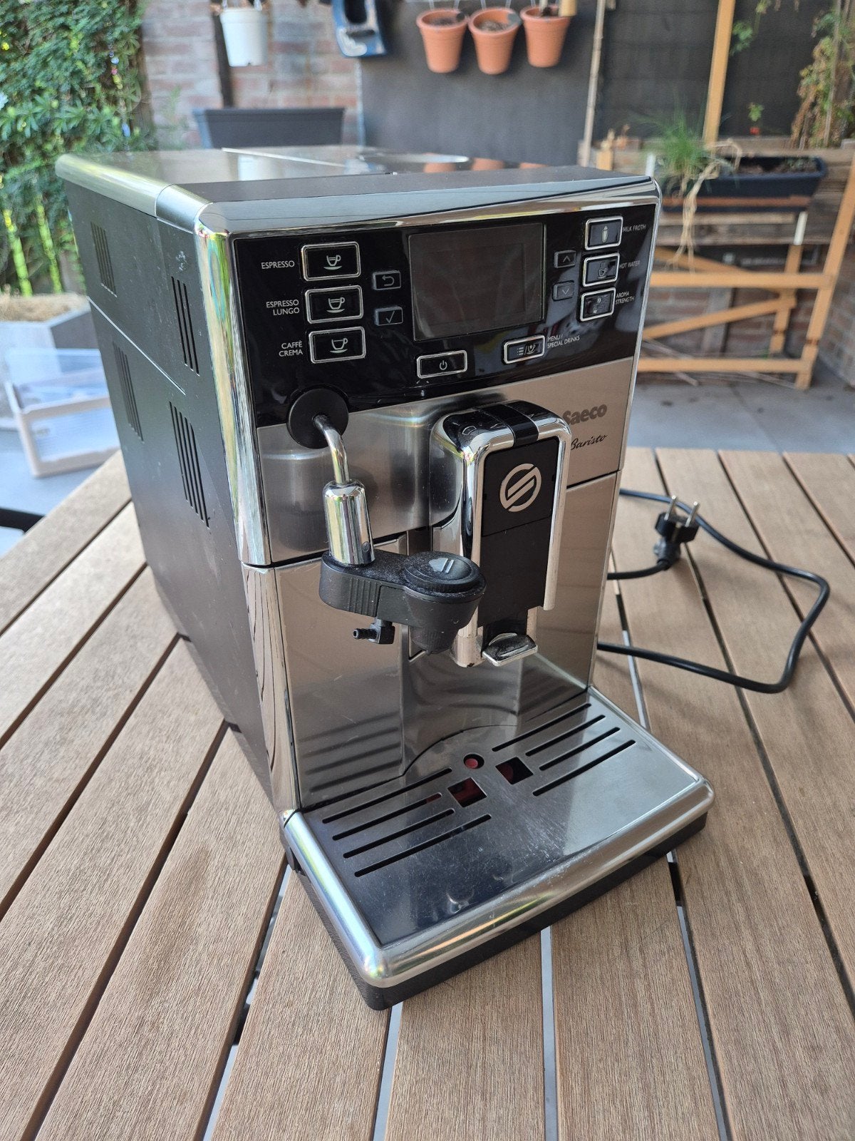 Saeco PicoBarista HD8924 - Volautomatische Espressomachine, Witgoed en Apparatuur, Koffiezetapparaten, Gebruikt, Espresso apparaat