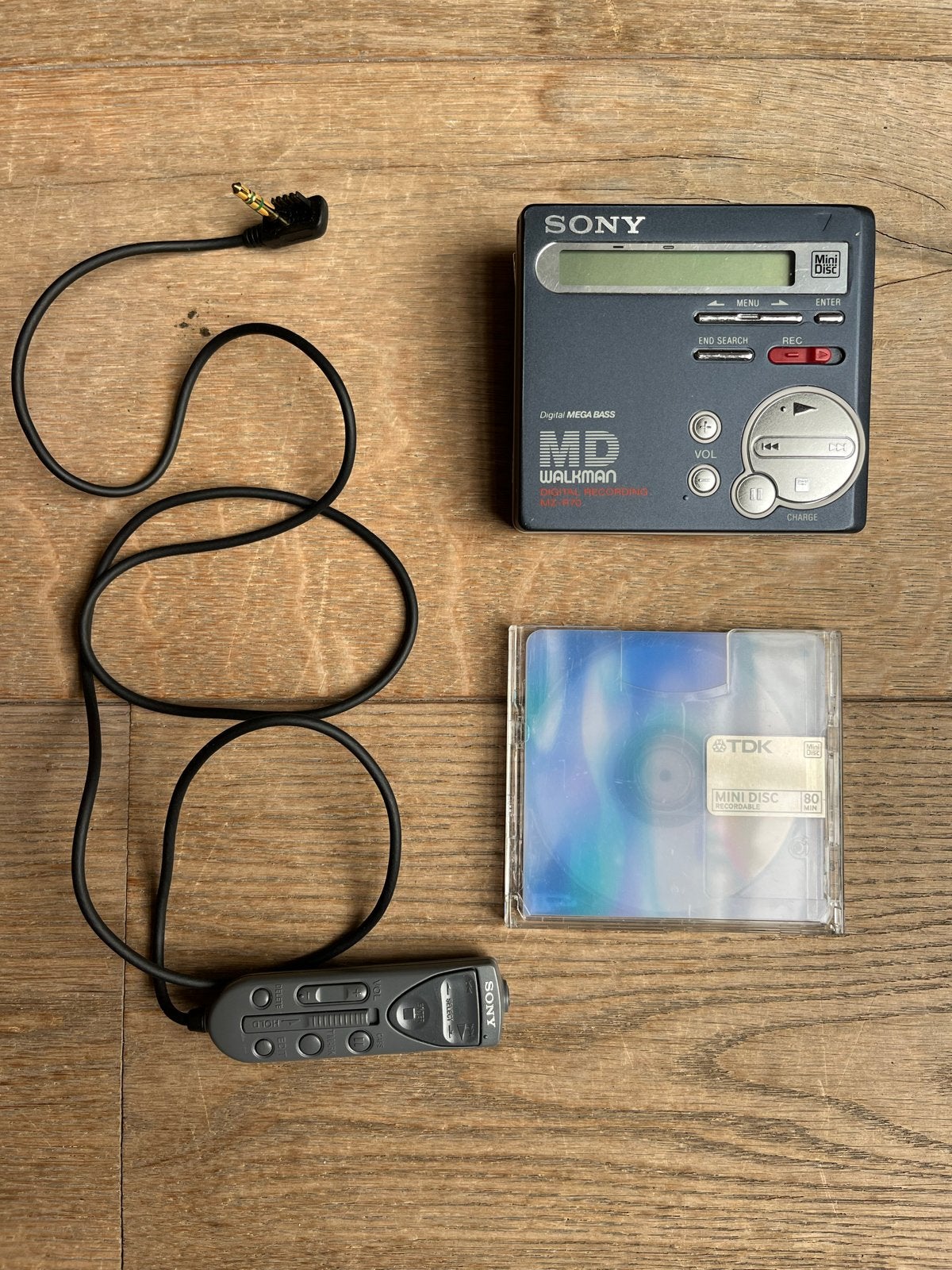Sony MZ-R70 MD Walkman met afstandsbediening, Ophalen of Verzenden, Minidisc-recorder