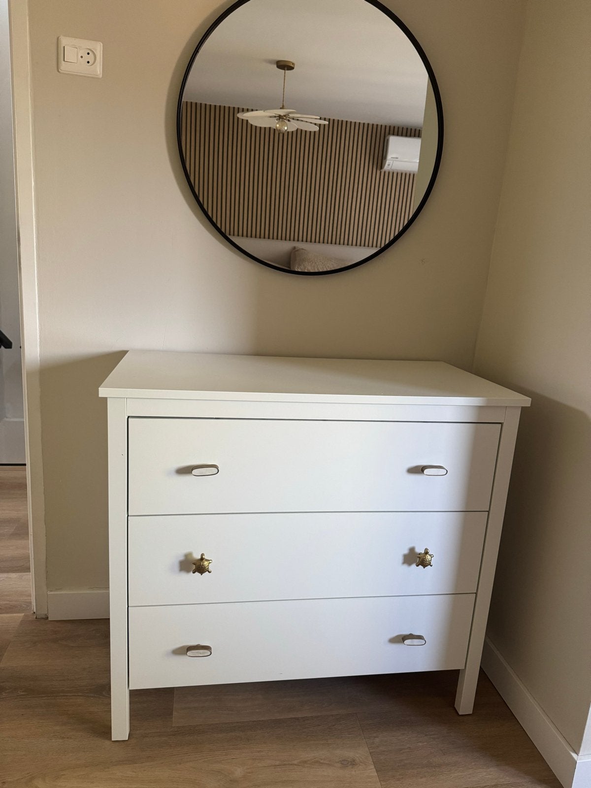 IKEA Hemnes ladekast wit met 3 lades, Ophalen, 100 tot 150 cm, Zo goed als nieuw, 3 of 4 laden