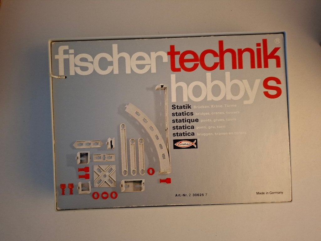 Fischer Technik Statica met deksel/bouwplaat, Ophalen of Verzenden