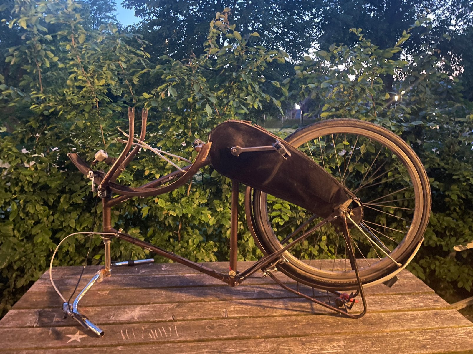 Fietsframe Magneet (gebogen voorvork), Ophalen, Jaren '60 of nieuwer