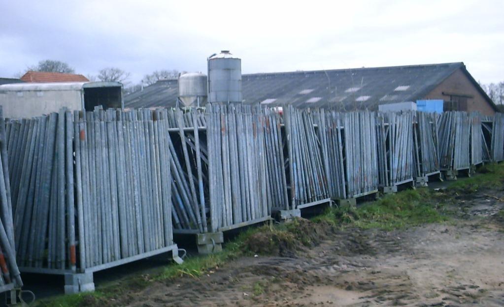 🌈Steiger jukken / steigermaterieel / steigers / H juk e.d., Doe-het-zelf en Verbouw, Steigers, Ophalen, Gebruikt, Gevelsteiger