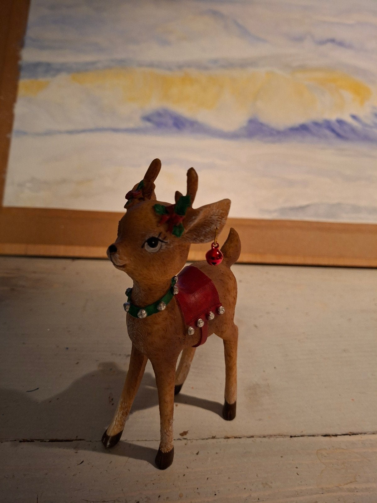 Kerst hertje met klein rood belletje, Ophalen of Verzenden