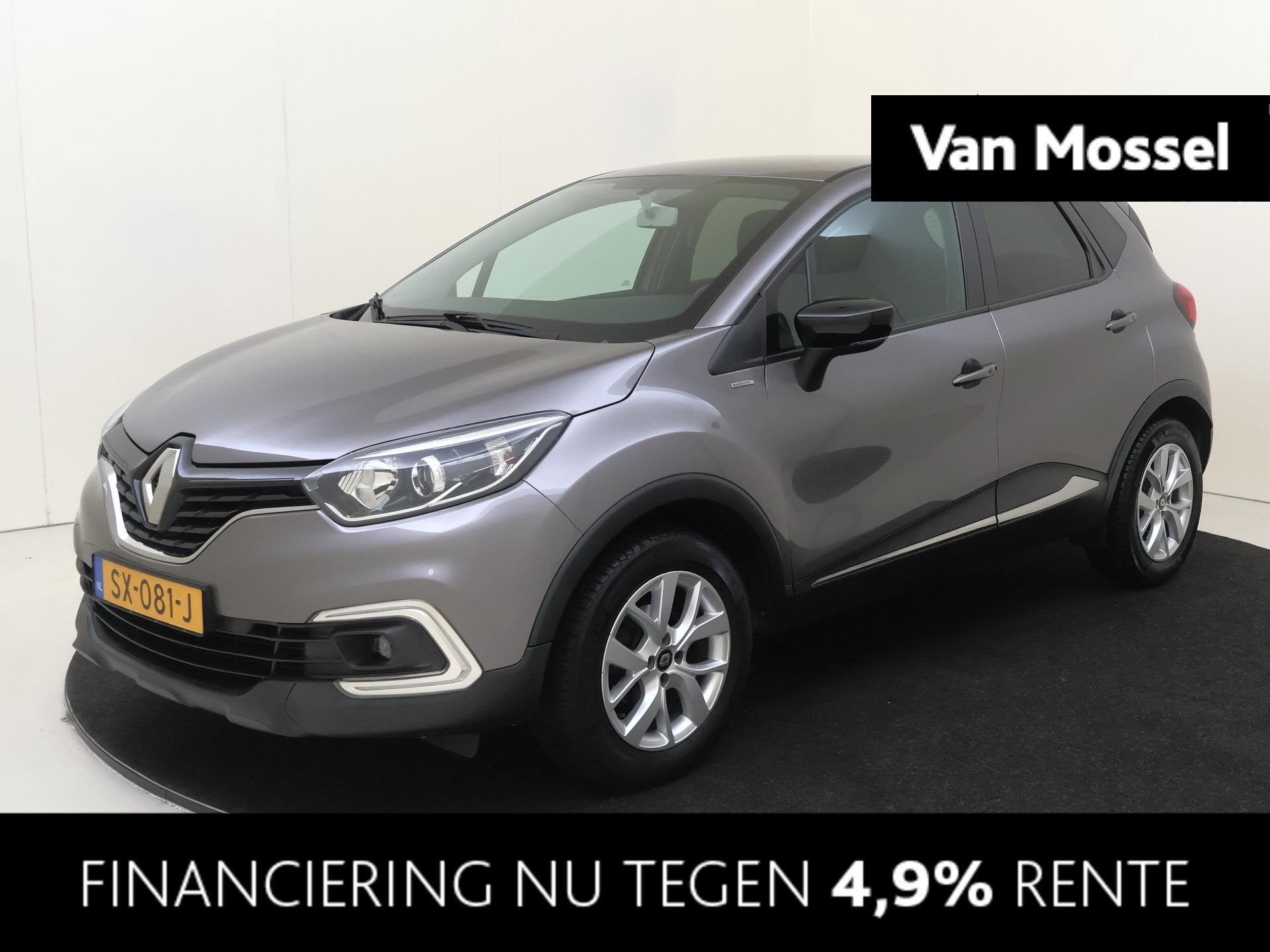 Renault Captur 0.9 TCe Limited airco | cruise control | lich, Auto's, Renault, Voorwielaandrijving, 898 cc, Stof, Gebruikt