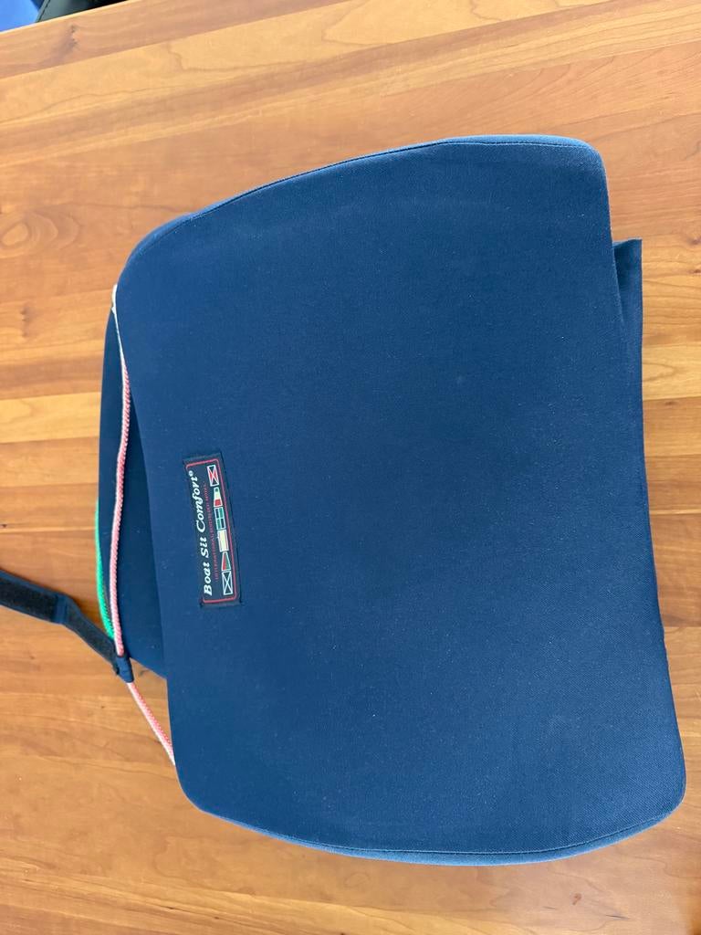 Boat Sit Comfort Zitkussen - Marineblauw 2 stuks, Ophalen, Gebruikt, Interieur en Kussens