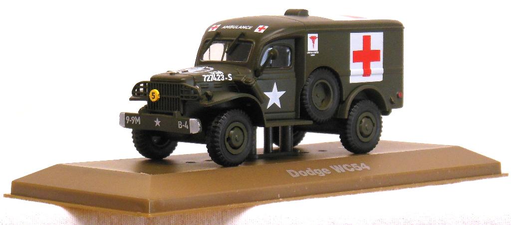 DODGE. WC 54. 1942-1945. Ambulance. 1:43. OVP. Atlas. Izgst., Hobby en Vrije tijd, Modelauto's | 1:43, Verzenden, Zo goed als nieuw