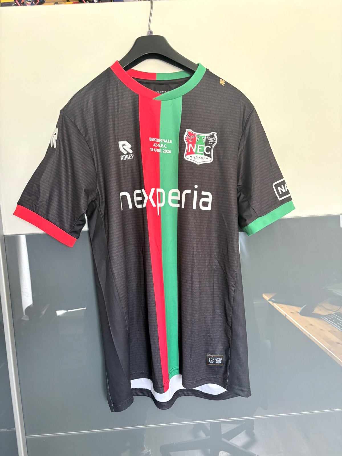NEC shirt bekerfinale XL, Zwart, Ophalen of Verzenden, Voetbal, Maat 56/58 (XL)