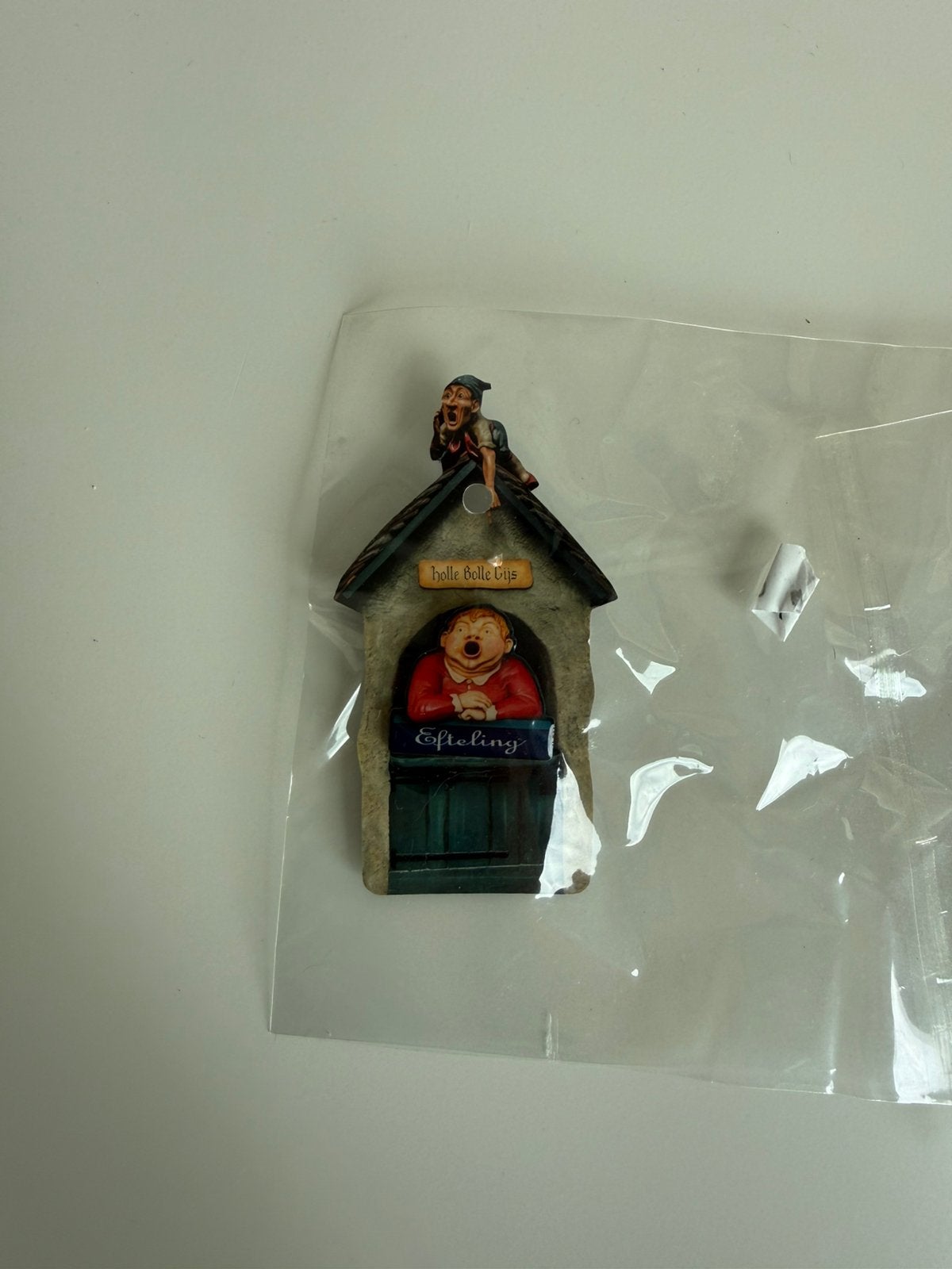 Efteling Holle Bolle Gijs pin – souvenir / verzamelitem, Ophalen of Verzenden, Zo goed als nieuw, Beeldje of Poppetje