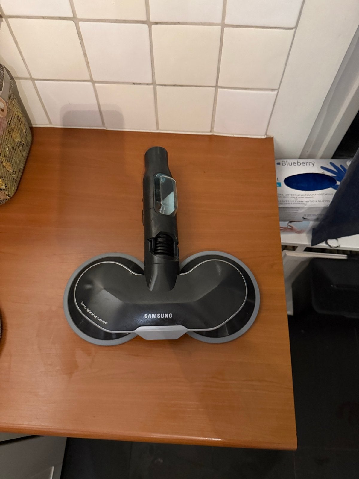 Samsung Jet Bot Mop Spray Spinning Sweeper, Witgoed en Apparatuur, Stofzuigers, Ophalen, Gebruikt, Dweilfunctie, Vloerreiniger