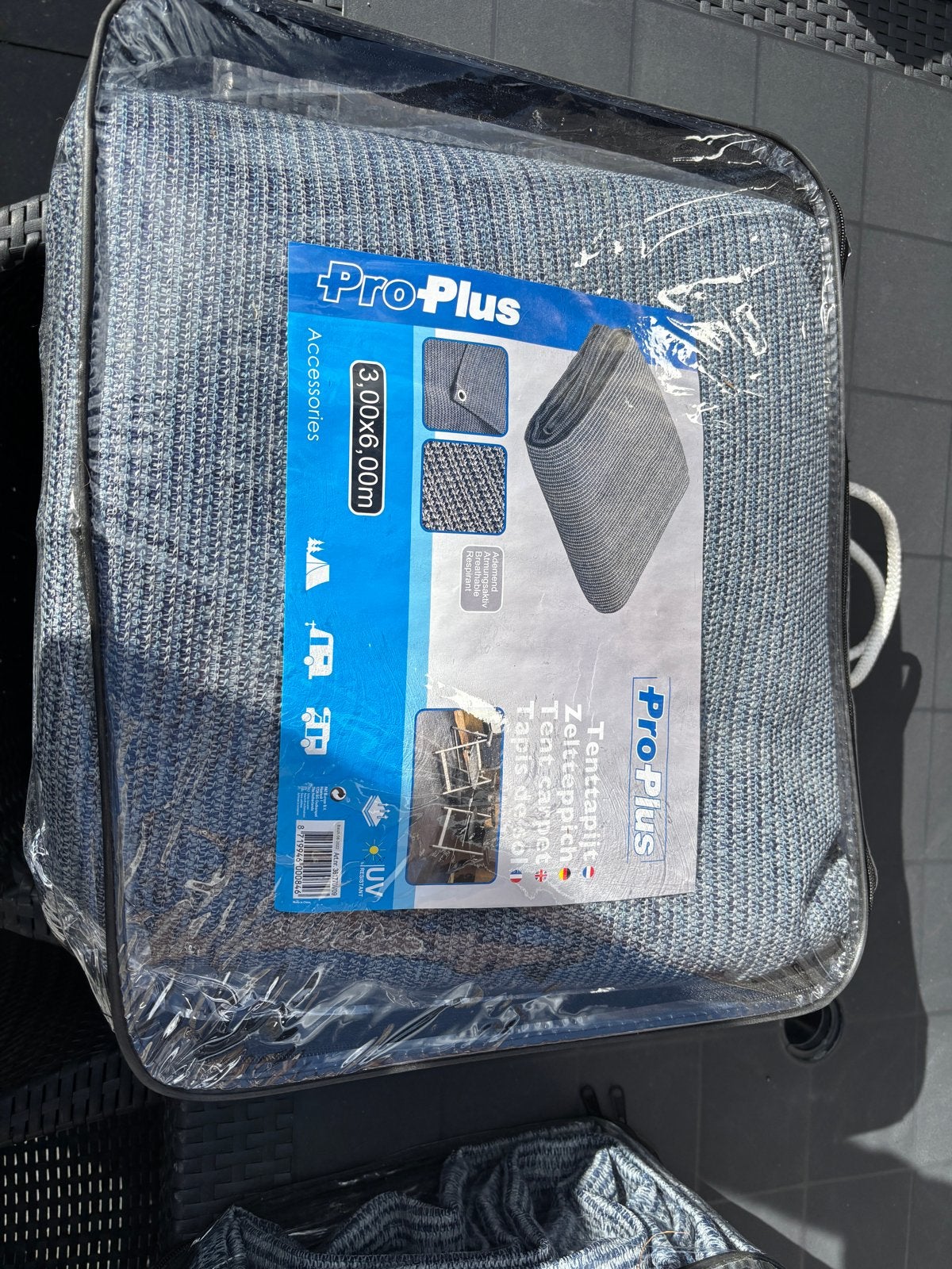 Pro Plus Tenttapijt / Voortenttapijt 3.00x6.00m, Ophalen of Verzenden, Gebruikt
