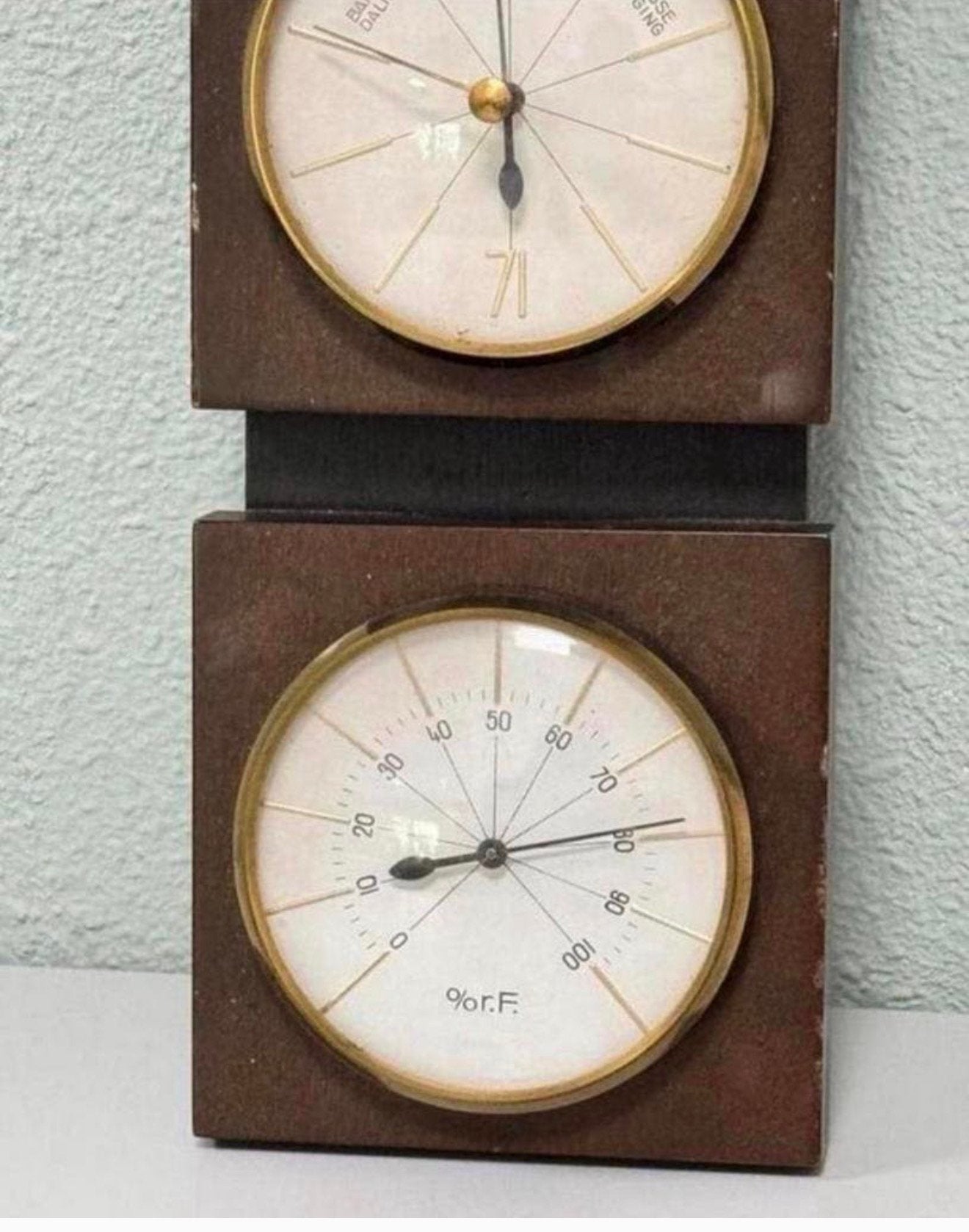 Antiek MCM Jason Duitsland Barometer Vochtigheid Weerstation, Audio, Tv en Foto, Weerstations en Barometers, Ophalen of Verzenden