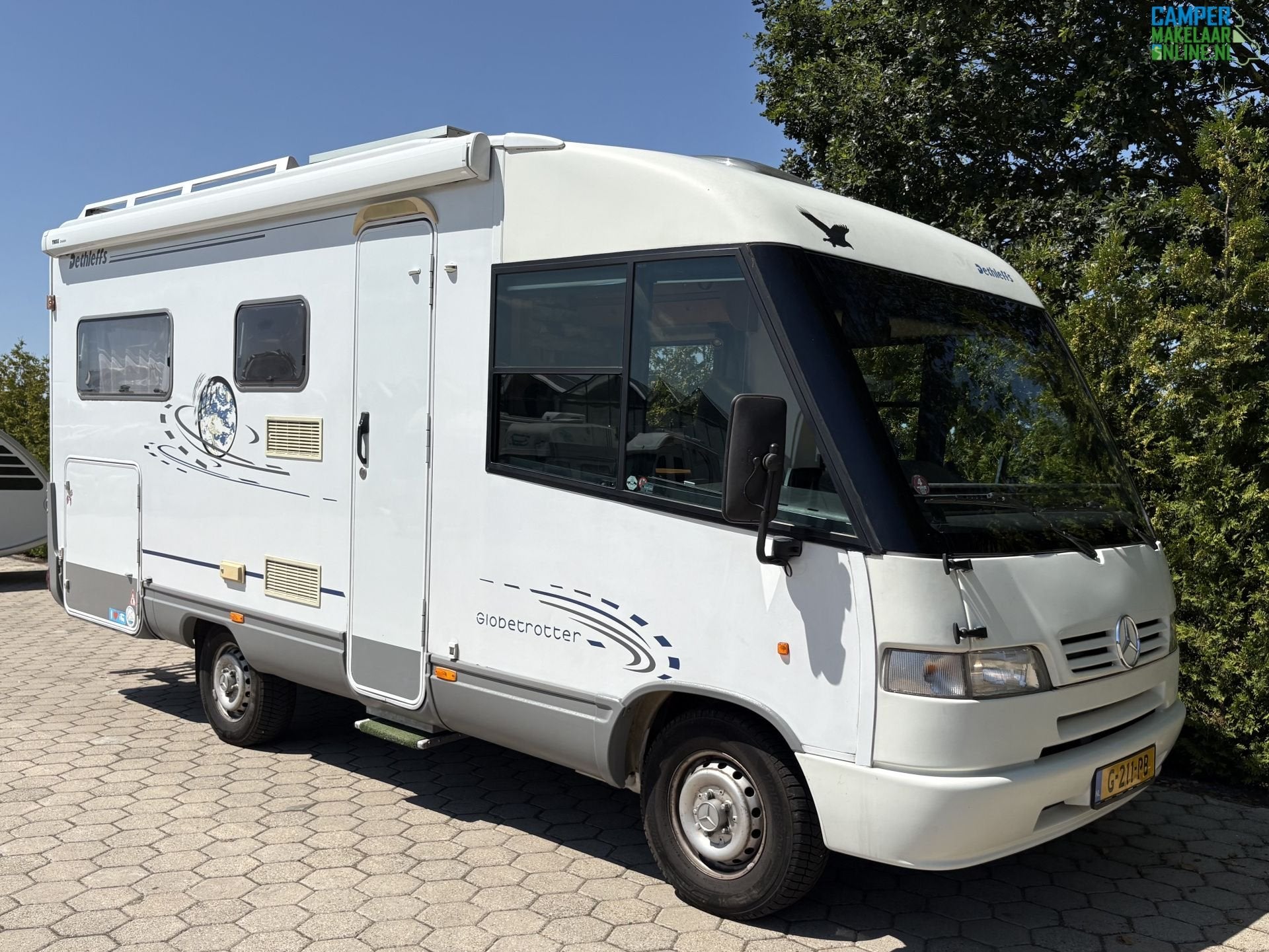Mercedes Dethleffs Globetrotter Scooter/Fietsdrager maxxfan, Integraal, Ringverwarming, Bedrijf, Rondzit