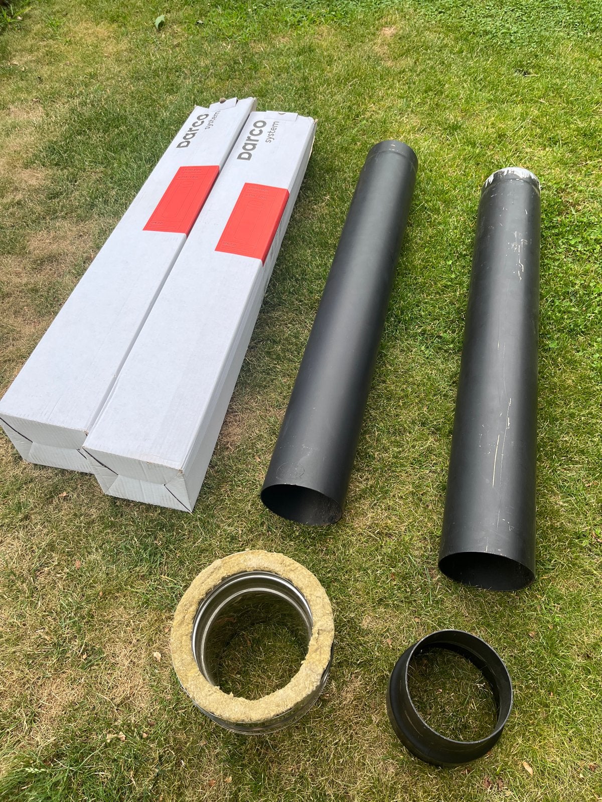 Kachelpijpen en verlopen, Ophalen, 30 tot 80 cm, Gebruikt, Kachel