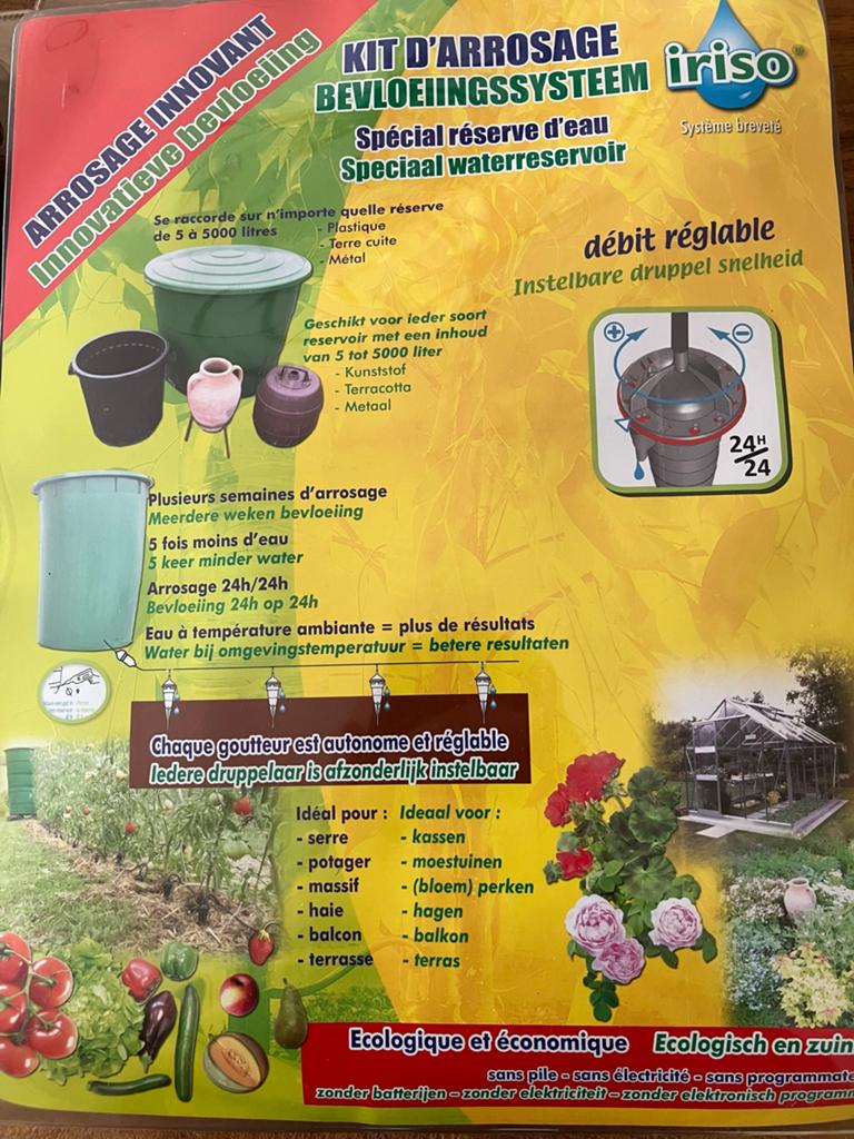 bewateringssysteem (2 sets) voor moestuin en plantenpot, Ophalen of Verzenden, Nieuw