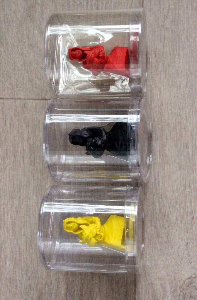 3x Figuur in hars Abdellah Kuifje Hergé Tintin, Verzenden, Kuifje, Nieuw, Beeldje of Figuurtje