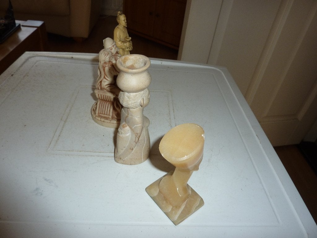 oude brocante beeldjes egypte en italie, Ophalen of Verzenden, Gebruikt