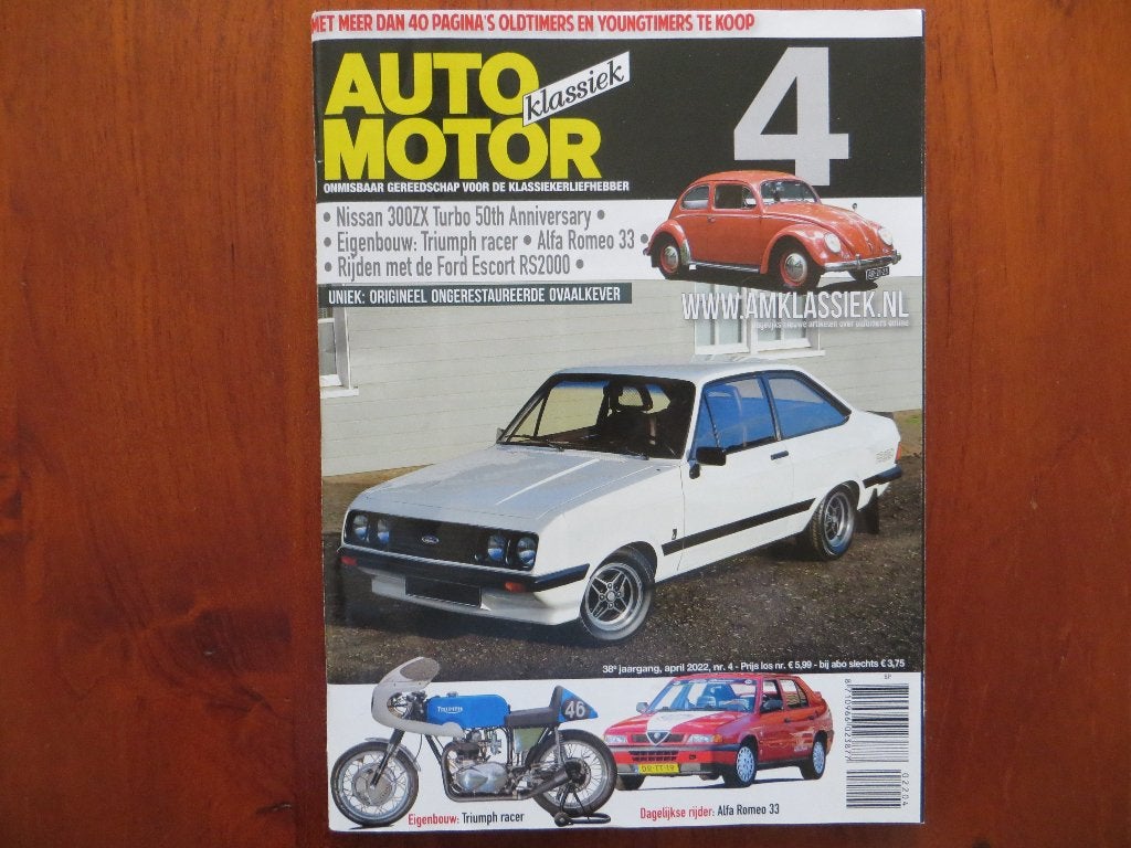 Auto Motor Klassiek 4 2022 Nissan 300ZX Turbo 50th Annivers., Boeken, Auto's | Folders en Tijdschriften, Ophalen of Verzenden