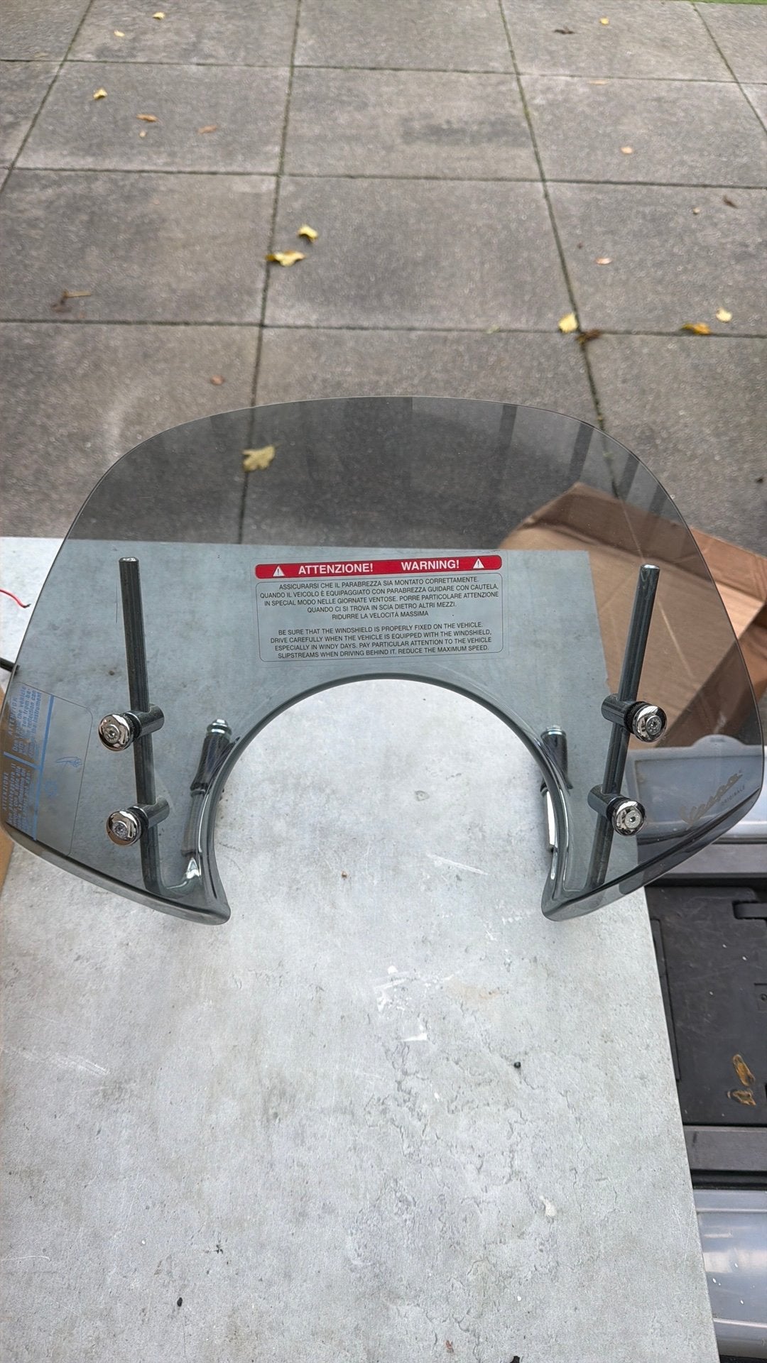 Vespa gts 125/300 windscherm NIEUWSTAAT, Ophalen of Verzenden, Zo goed als nieuw, Overige typen, Vespa
