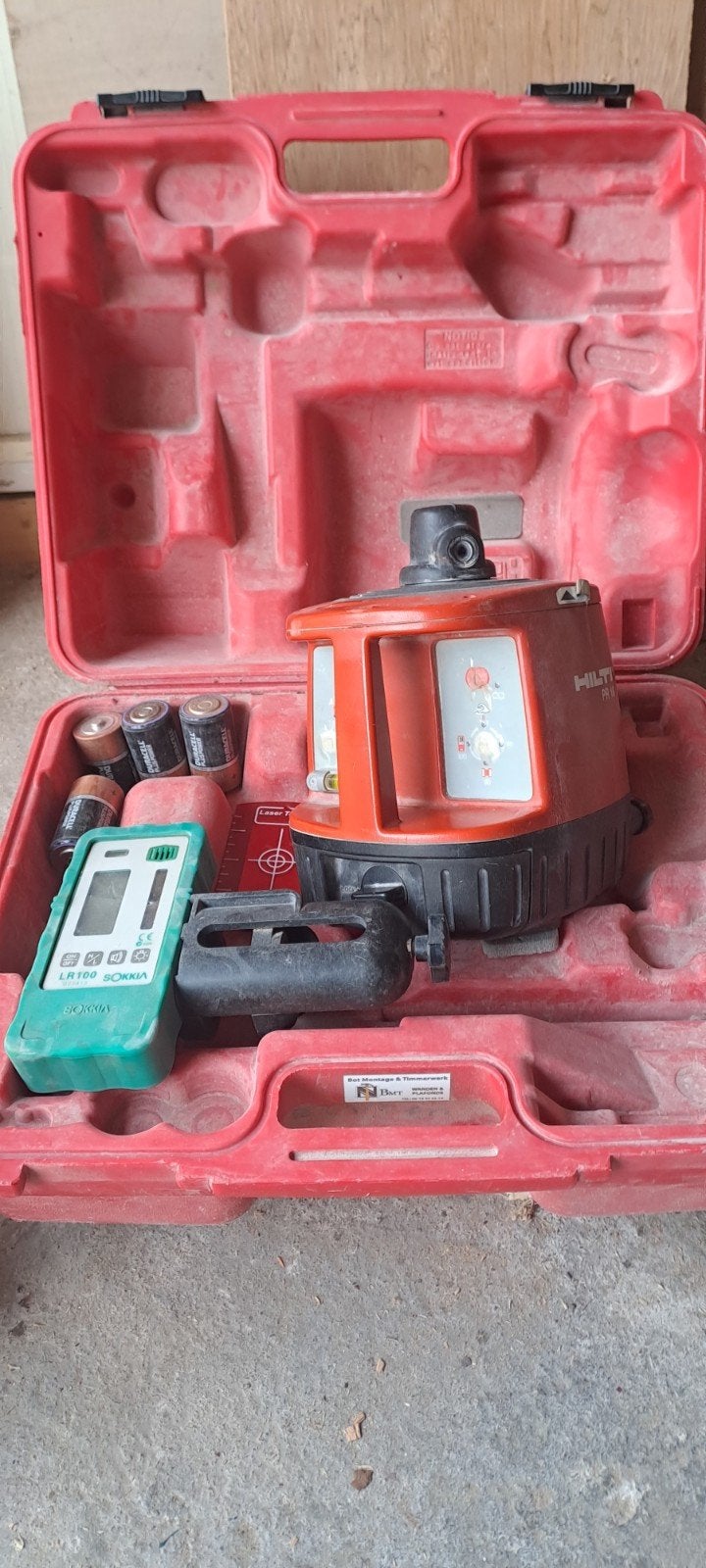 Hilti PR 16 Laser met Statief en Ontvanger, Ophalen, Gebruikt