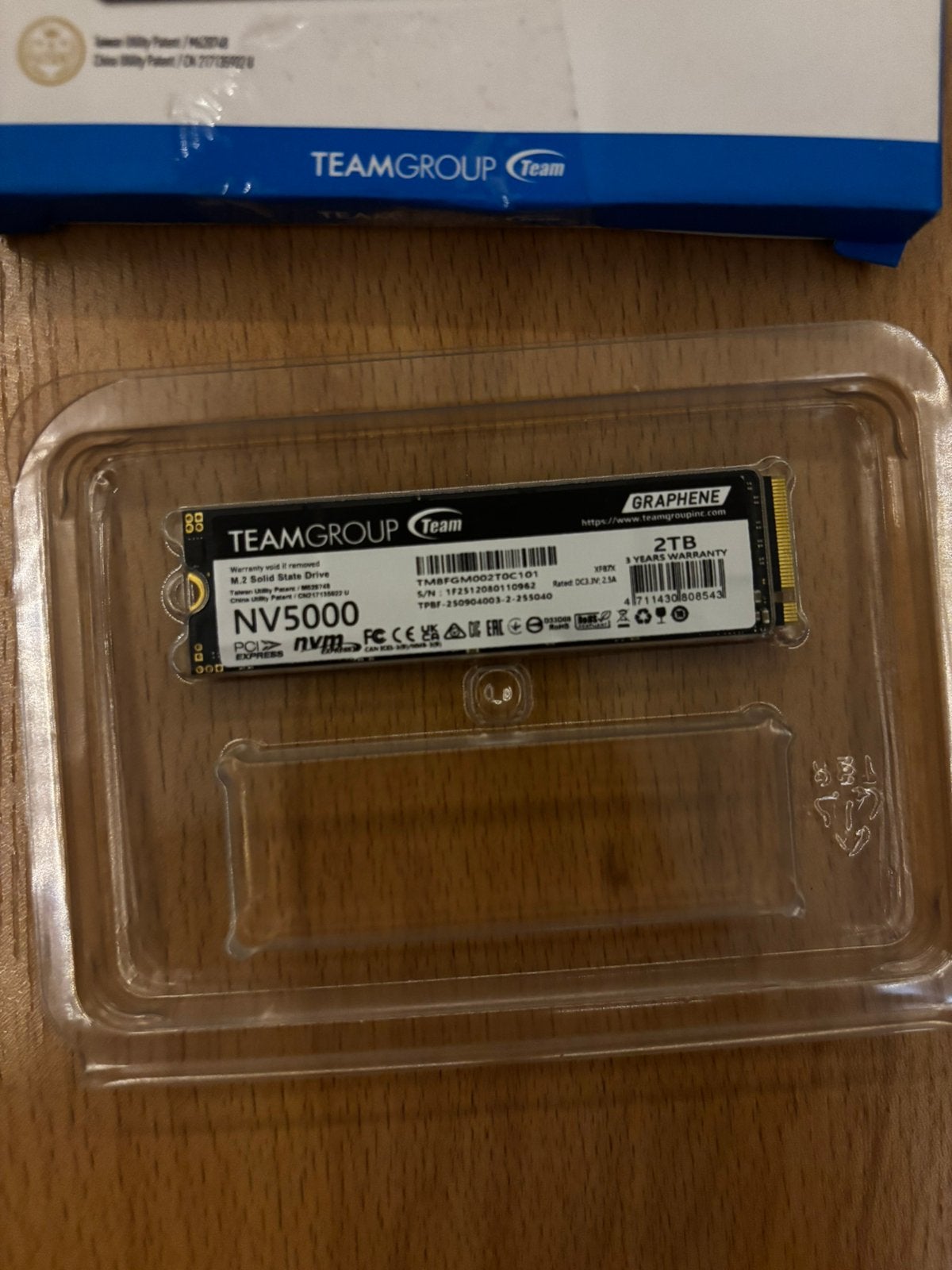 Nieuw Ongebruikt 2TB M.2 SSD PCIE 4.0 x4 Team Group NV5000, Computers en Software, Harde schijven, Intern, 2TB, SSD, Nieuw