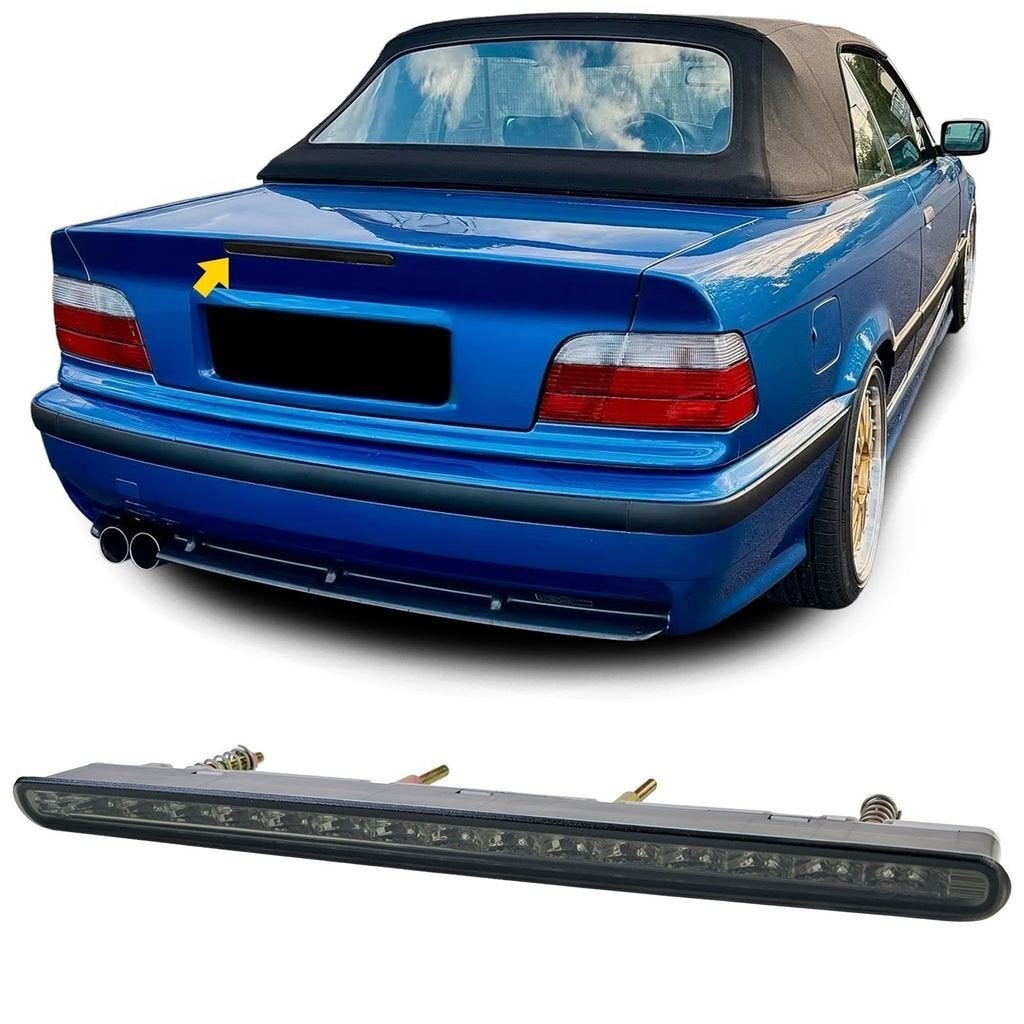 Derde Remlicht Voor BMW E36 Cabrio LED Zwart Smoke, Verzenden, Automotive Parts, A.parts@hotmail.nl, Trasmolenlaan 12 3447 GZ Woerden
