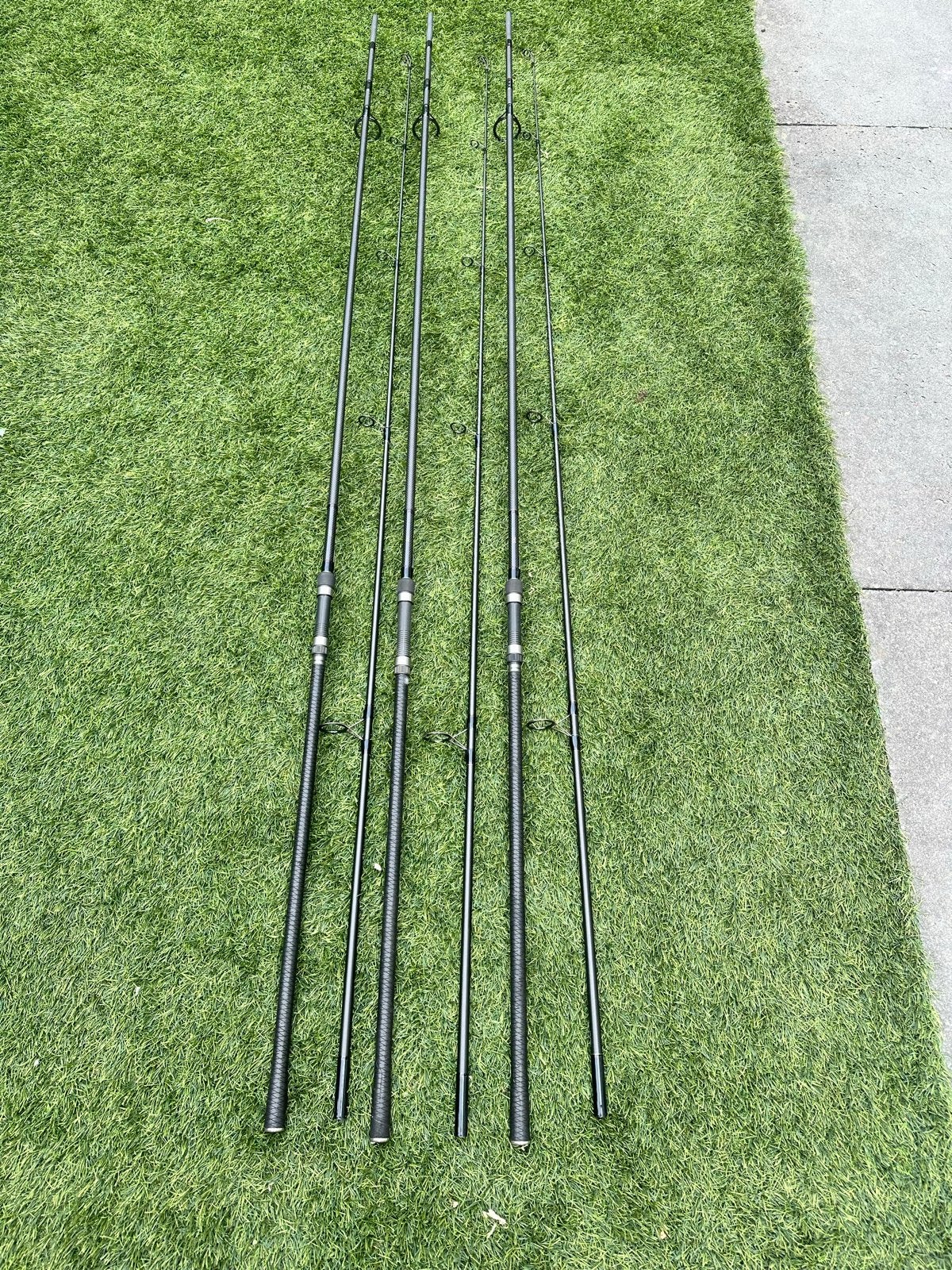 3 zo goed als nieuwe Shimano TX5 12ft Lb3 karperhengels, Ophalen, Zo goed als nieuw, Werphengel