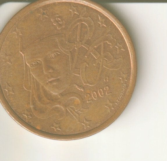 5 cent 2002 frankrijk, Verzenden, Frankrijk, 1 cent