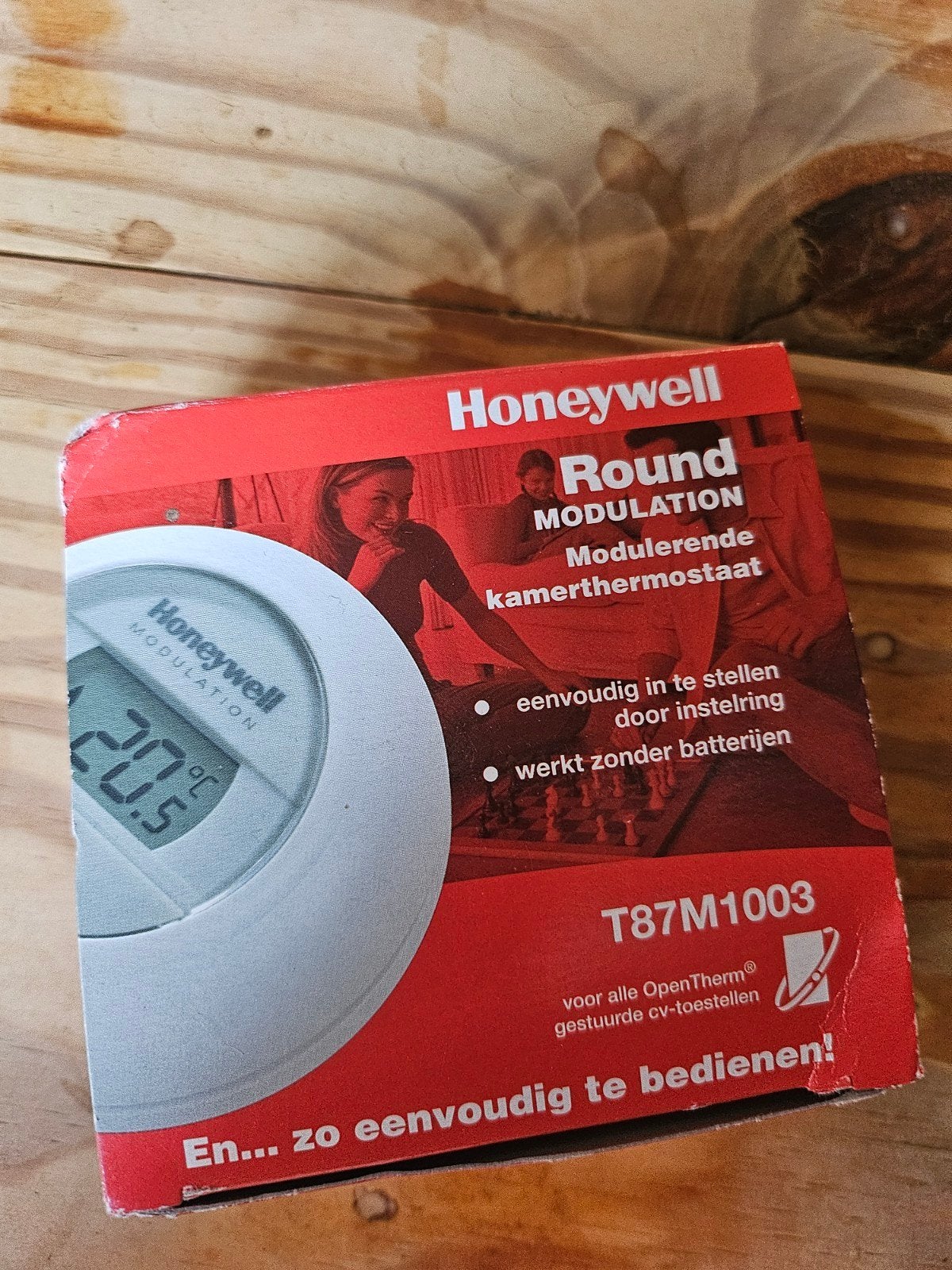 Honeywell Round Modulation Kamerthermostaat T87M1003, Doe-het-zelf en Verbouw, Thermostaten, Ophalen of Verzenden