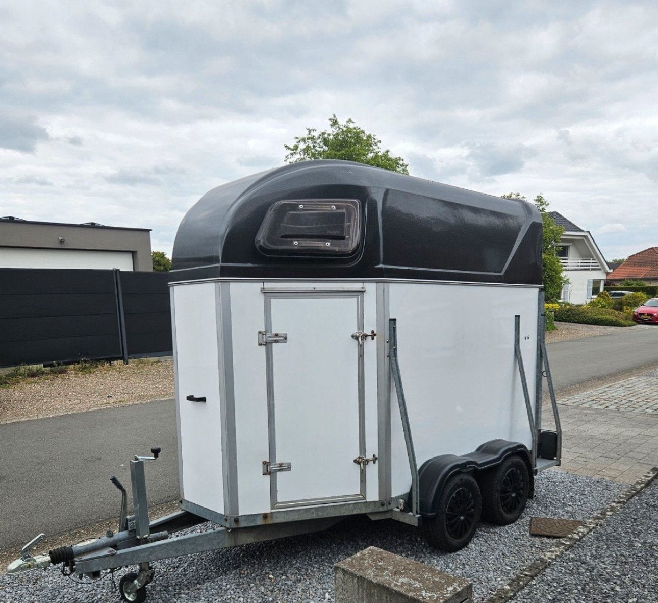 2prds trailer paarden trailer paardentrailer ponytrailer, Ophalen, Zo goed als nieuw, Hout, 2-paards trailer