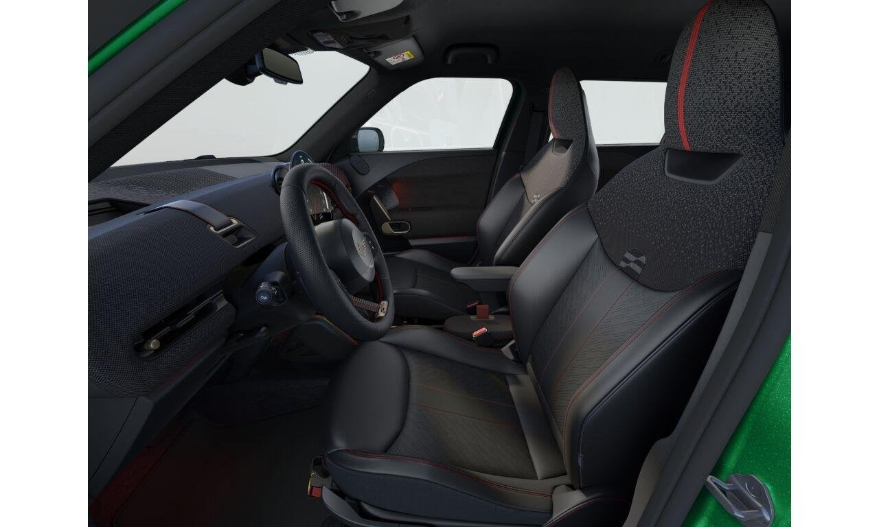 MINI Aceman E John Cooper Works Trim | Pakket S Plus, Auto's, Sportstoelen, Zwart, Leder en Stof, Aceman