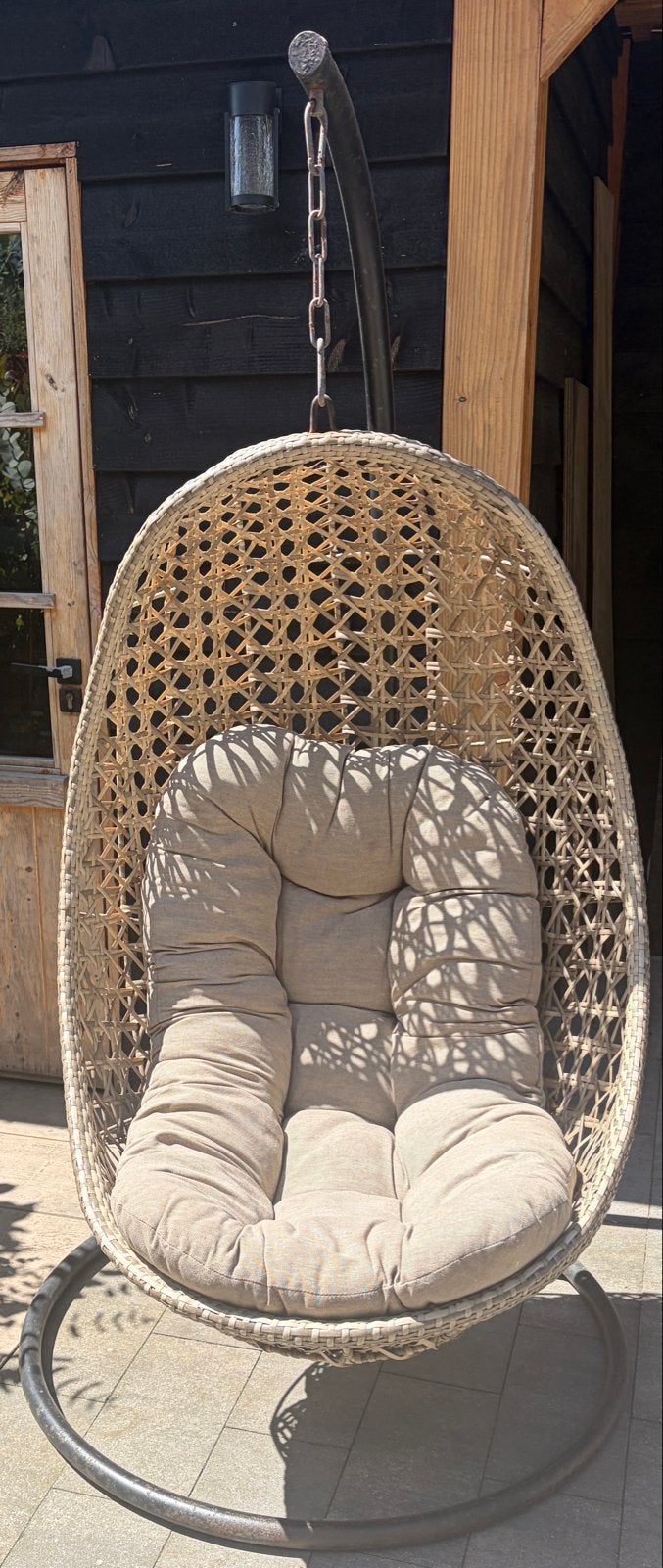 Prachtige SenS-Line Funny Relax Hangstoel Eggchair, Tuin en Terras, Tuinsets en Loungesets, 2 zitplaatsen, Overige materialen