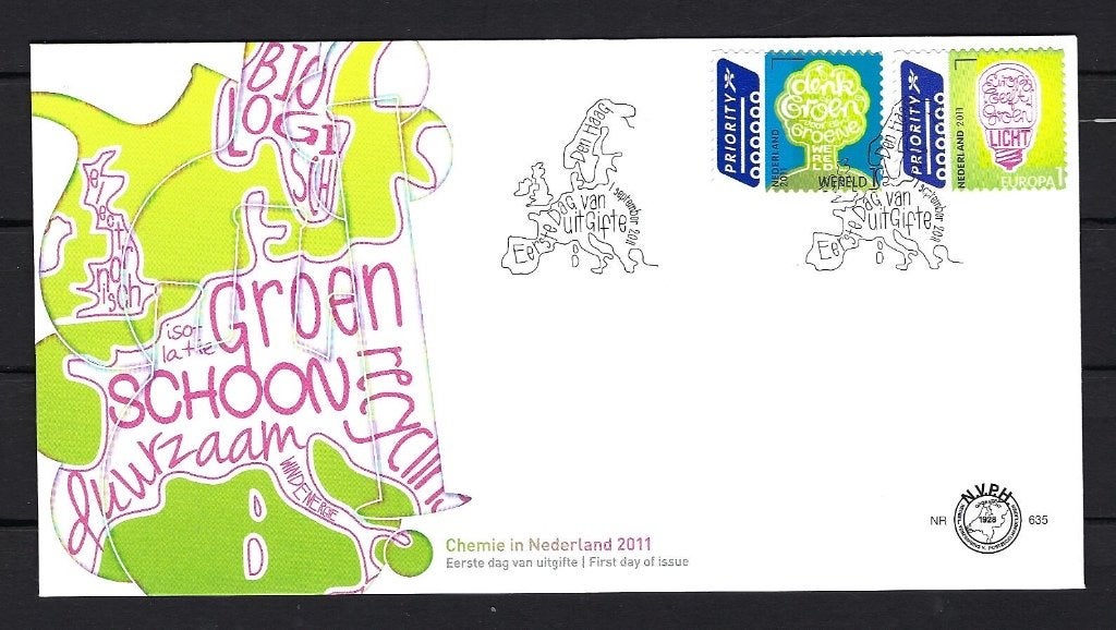 FDC NVPH E635 onbeschreven, Ophalen of Verzenden, Onbeschreven, Nederland