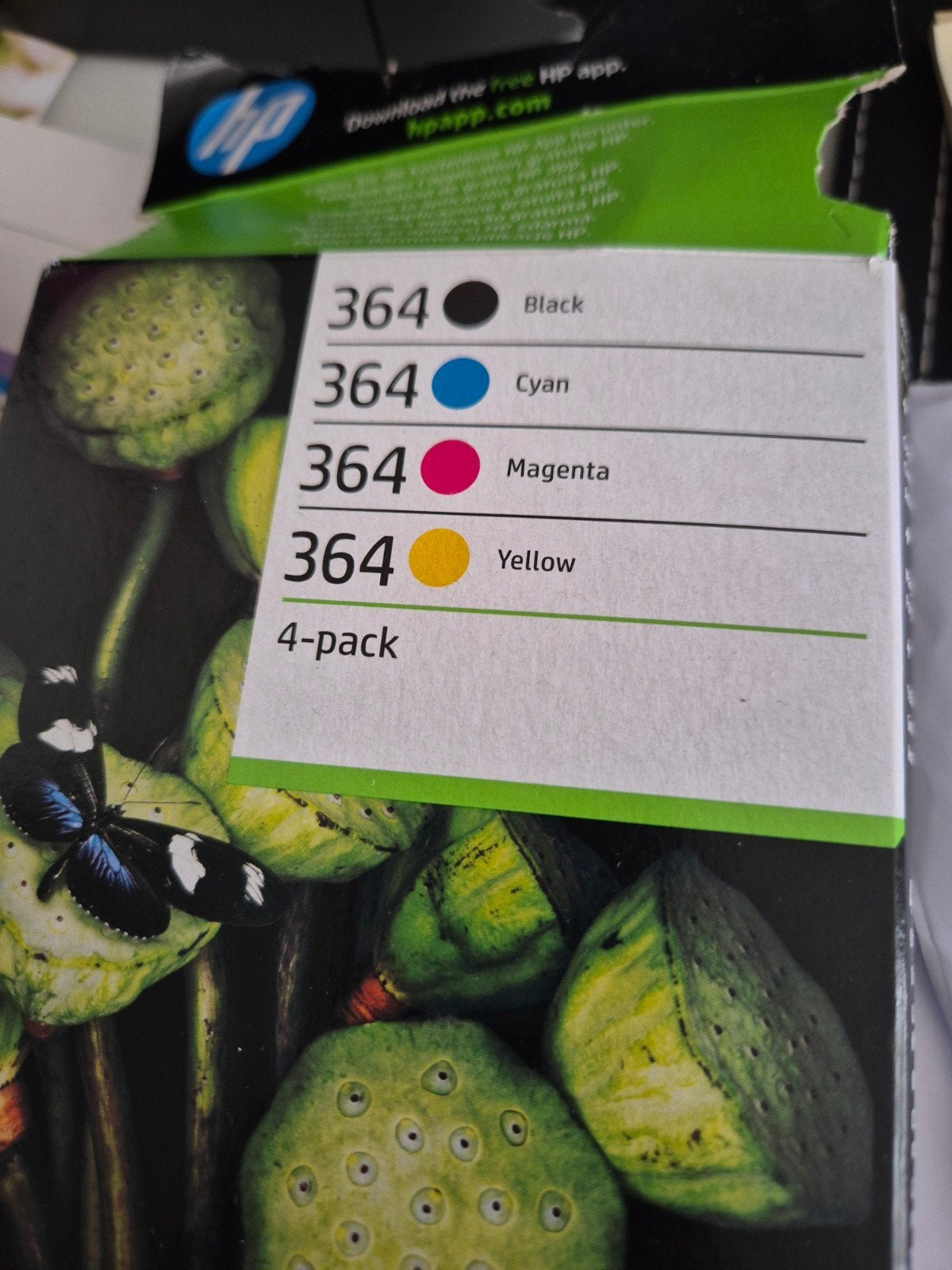 HP 364 Inktcartridges 4-pack (Zwart, Cyaan, Magenta, Geel), Ophalen, Nieuw, Cartridge, HP
