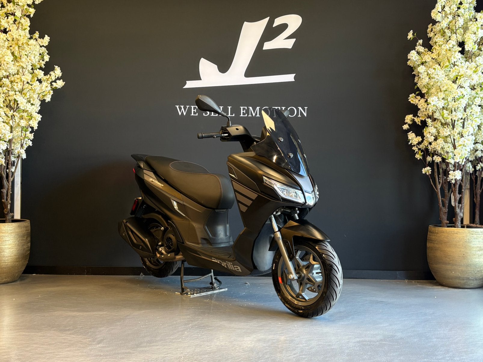 Aprilia SXR 50 | Mat Zwart | Brom | 2026 | 1052 km | 1 eig, Fietsen en Brommers, Scooters | Aprilia, Overige modellen, ., Maximaal 45 km/u