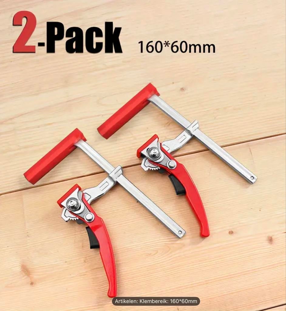 2x Snelspan-Ratelklem 160 mm met afneembare siliconen kap, Ophalen of Verzenden, Nieuw