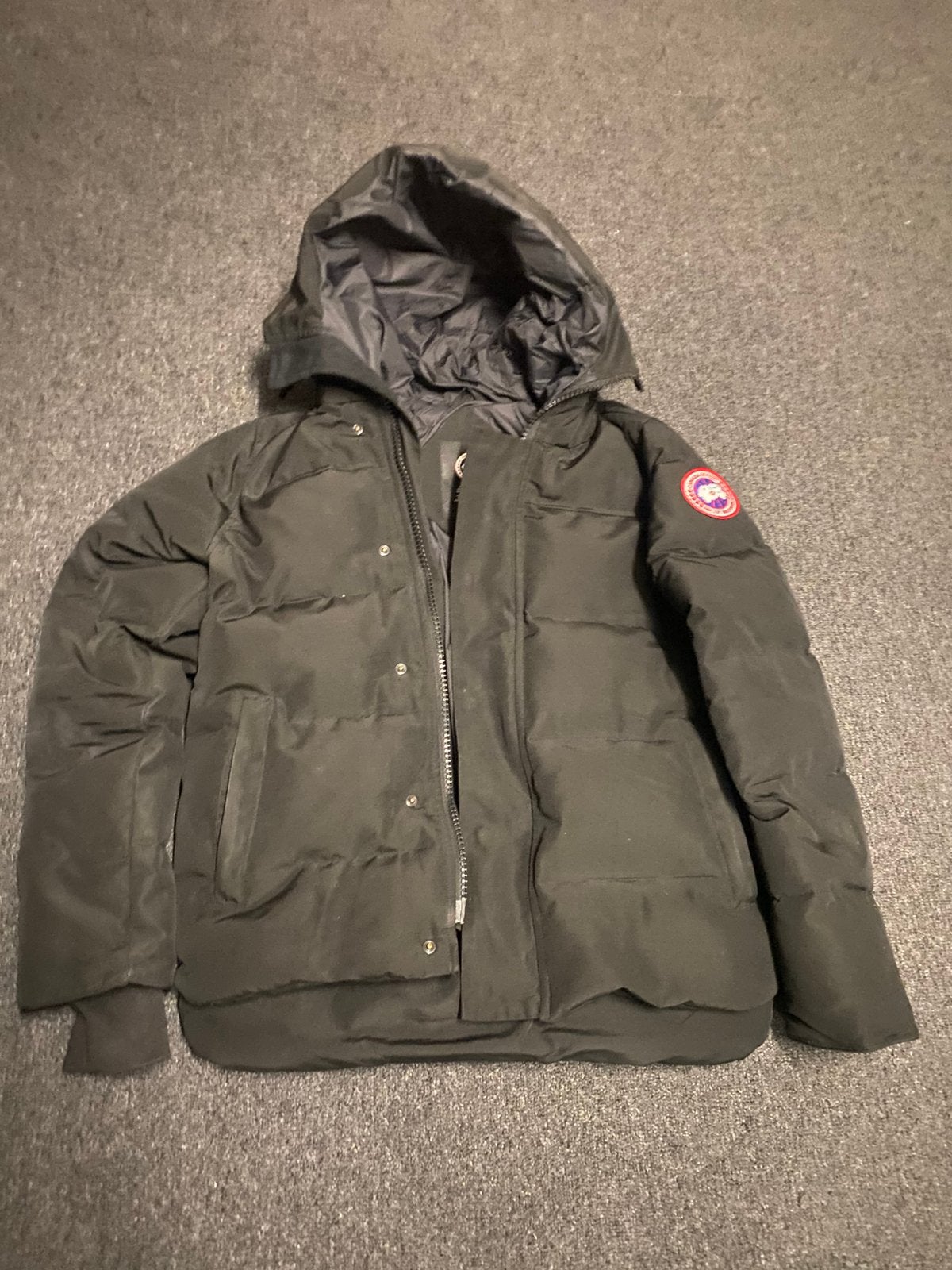 Zwarte Canada Goose jas, Ophalen of Verzenden, Zo goed als nieuw, Zwart